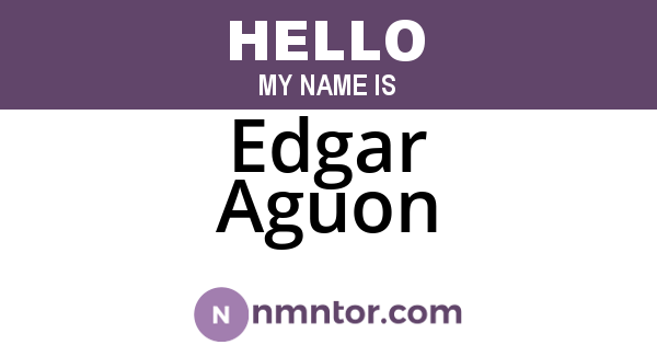 Edgar Aguon