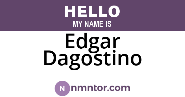 Edgar Dagostino