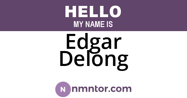 Edgar Delong