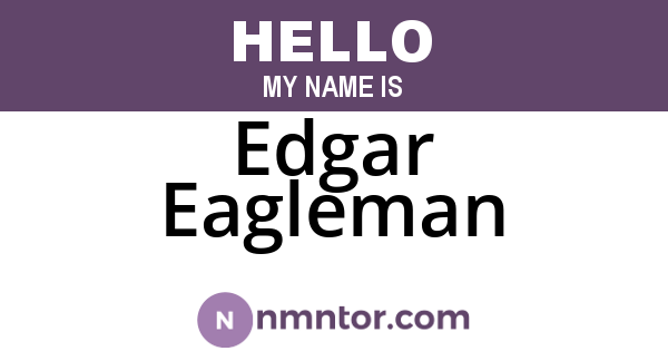 Edgar Eagleman