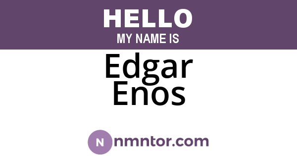 Edgar Enos