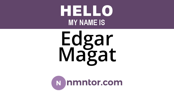 Edgar Magat