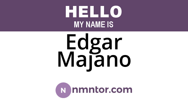 Edgar Majano