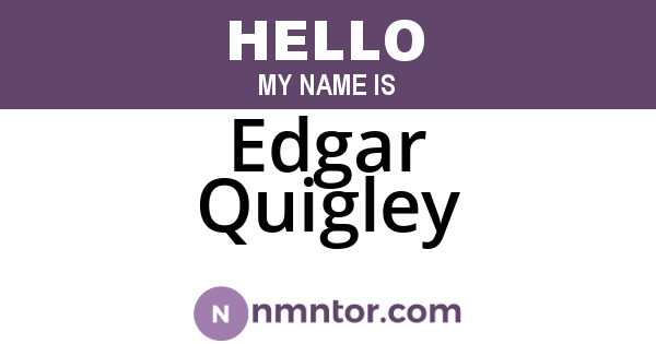 Edgar Quigley