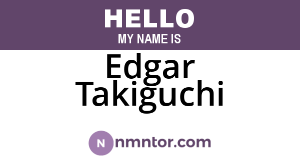 Edgar Takiguchi