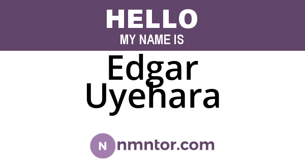 Edgar Uyehara