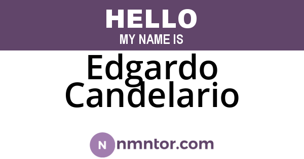 Edgardo Candelario