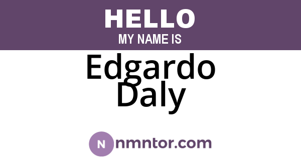 Edgardo Daly