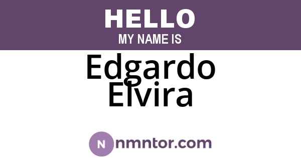 Edgardo Elvira