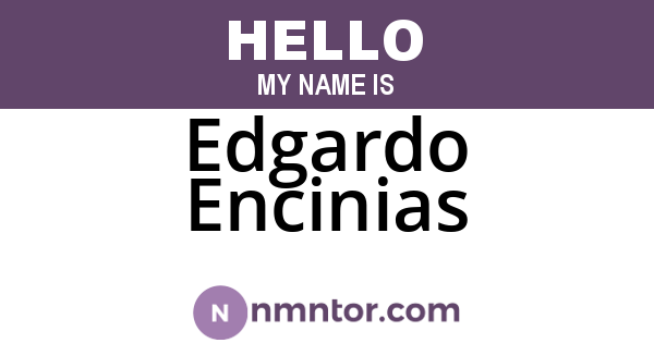Edgardo Encinias
