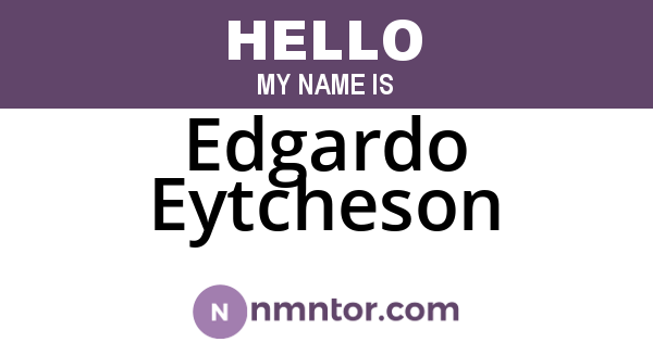 Edgardo Eytcheson