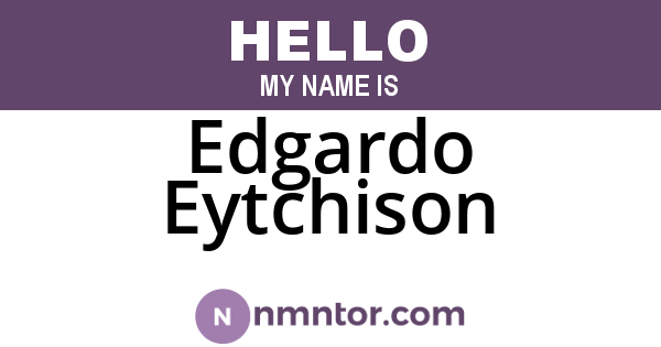Edgardo Eytchison