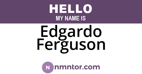 Edgardo Ferguson