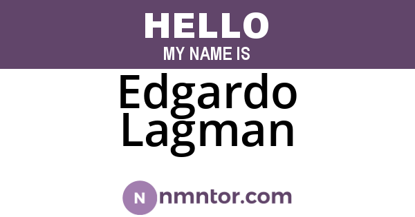 Edgardo Lagman