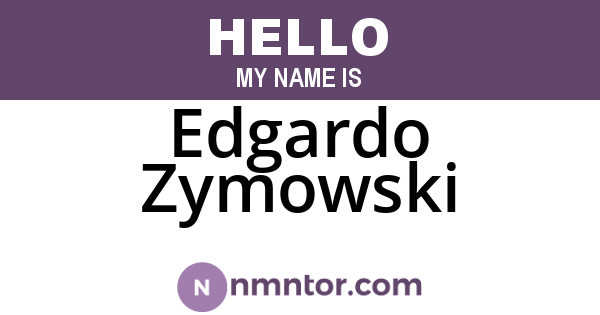 Edgardo Zymowski
