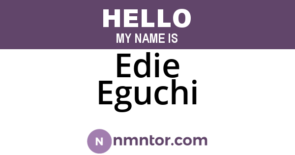 Edie Eguchi