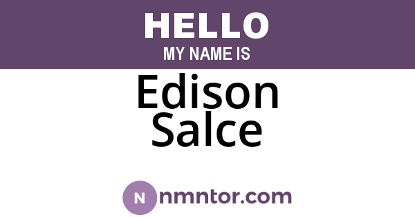 Edison Salce