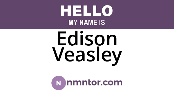 Edison Veasley