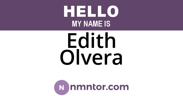 Edith Olvera