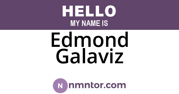 Edmond Galaviz
