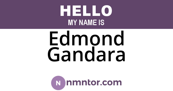 Edmond Gandara