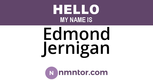 Edmond Jernigan