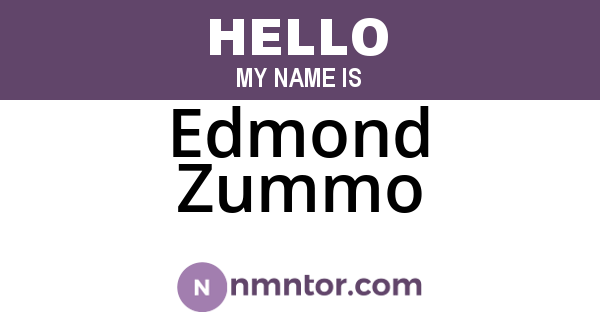 Edmond Zummo