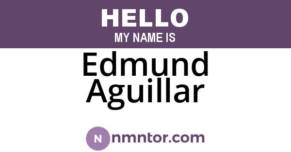 Edmund Aguillar