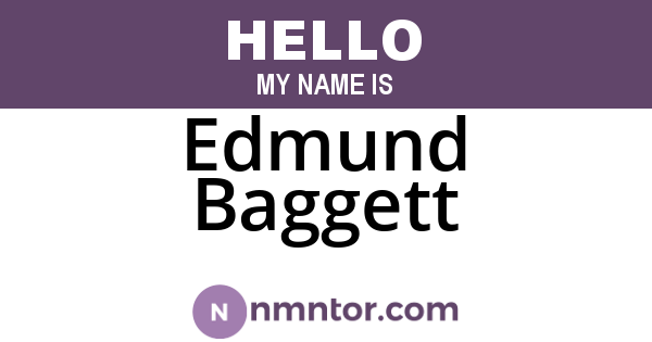 Edmund Baggett
