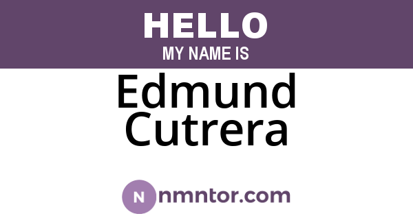 Edmund Cutrera