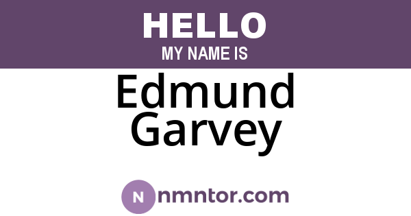 Edmund Garvey