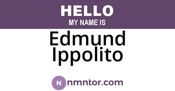 Edmund Ippolito