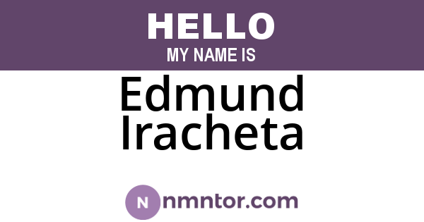 Edmund Iracheta