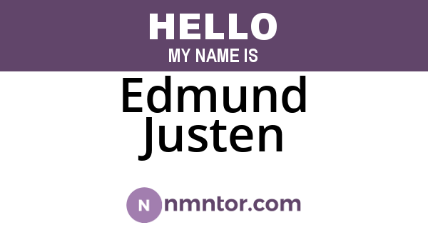 Edmund Justen