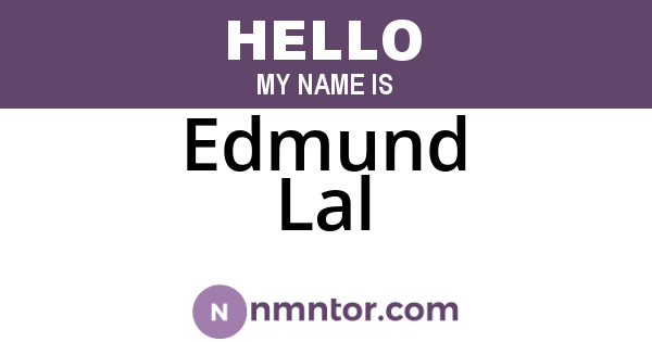 Edmund Lal