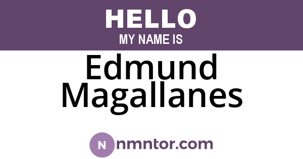 Edmund Magallanes