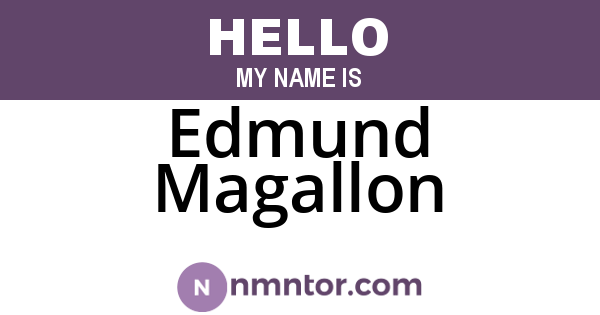 Edmund Magallon