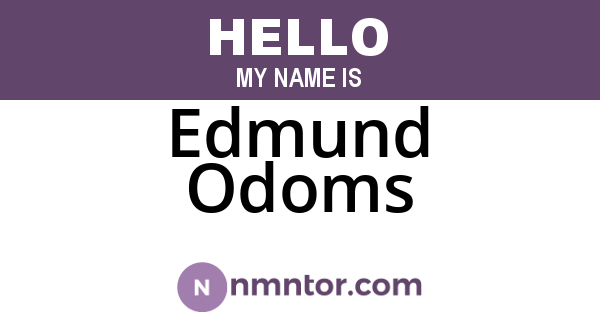 Edmund Odoms