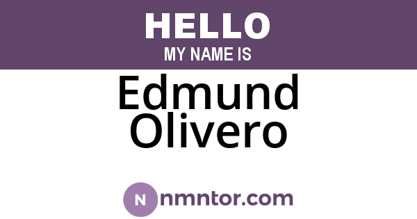 Edmund Olivero