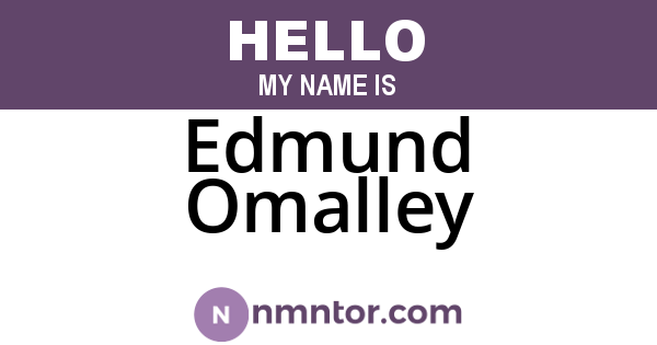 Edmund Omalley