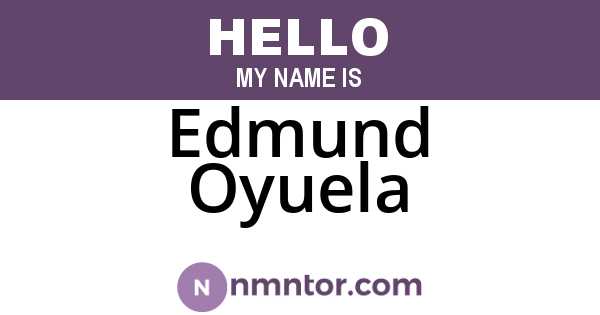 Edmund Oyuela