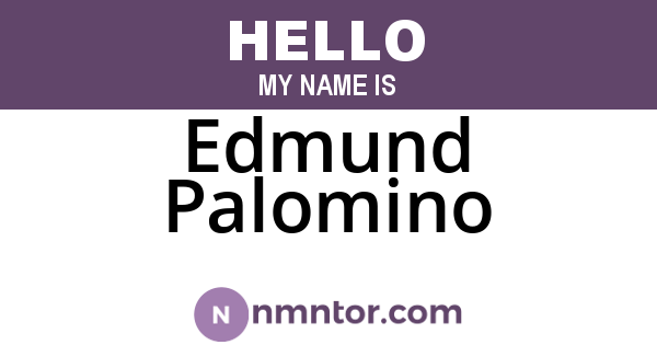 Edmund Palomino