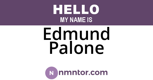Edmund Palone