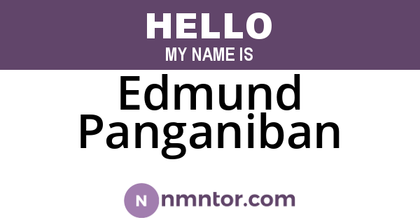 Edmund Panganiban
