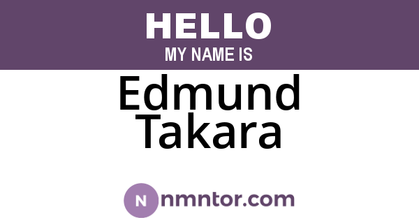 Edmund Takara