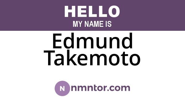 Edmund Takemoto