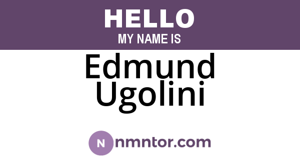 Edmund Ugolini