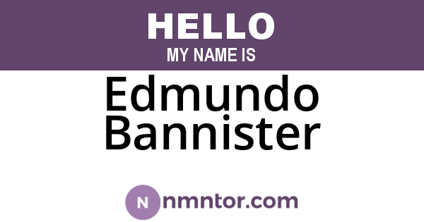 Edmundo Bannister