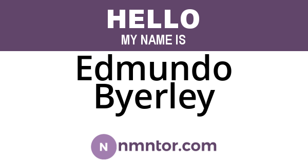 Edmundo Byerley