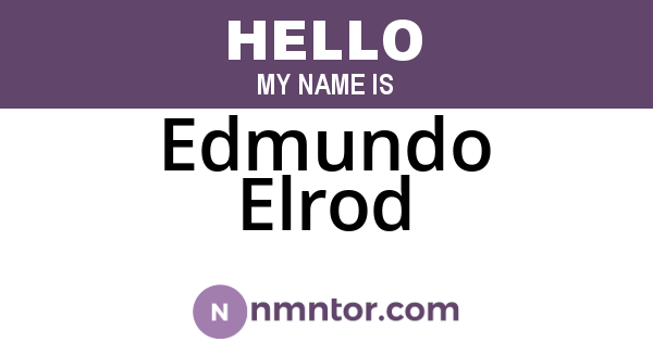 Edmundo Elrod